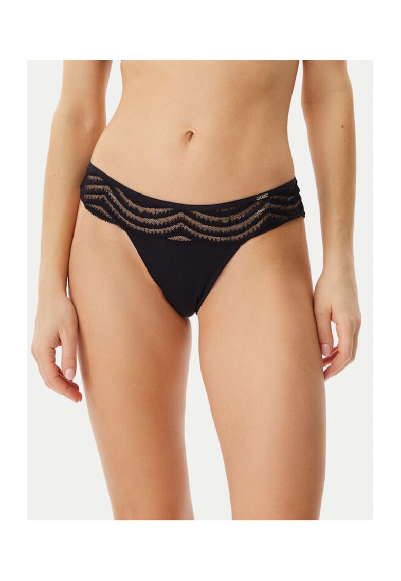 Chiloti tanga negru - Negru