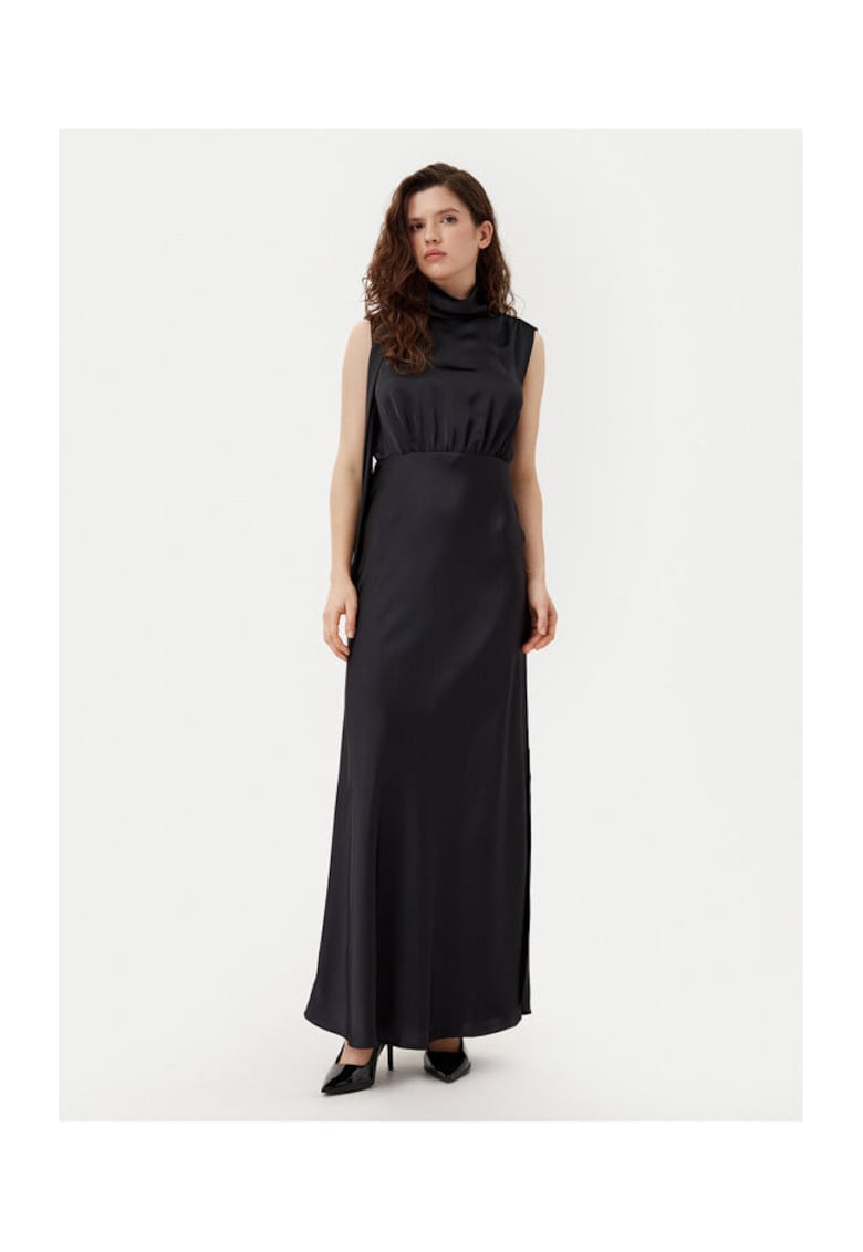 Rochie de cocktail dama negru - maxi