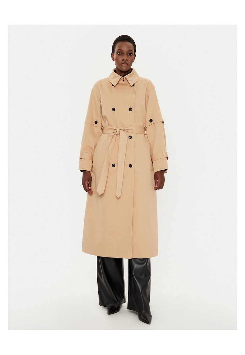 Trench dama bej -