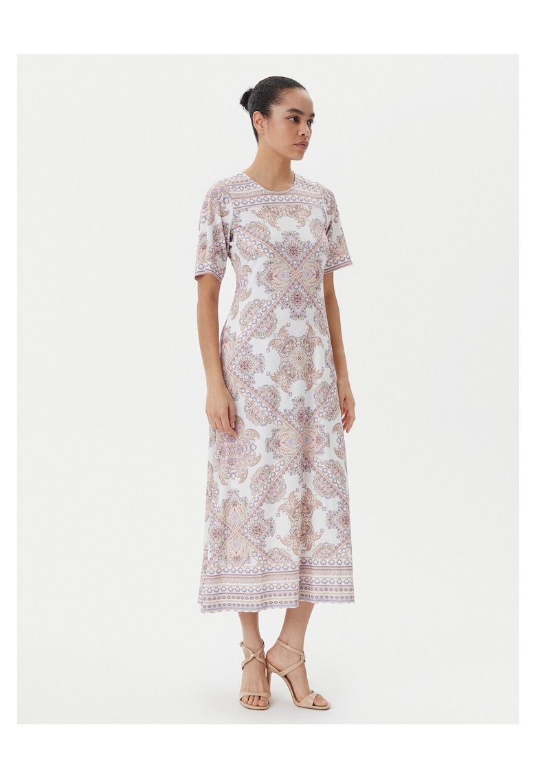 Rochie de vara - bej - material usor