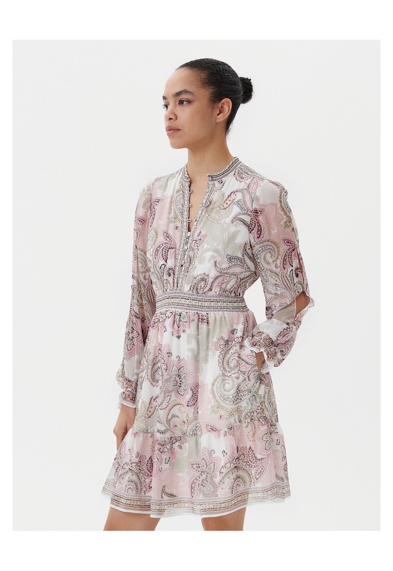 Rochie de vara - bej - fabric usor