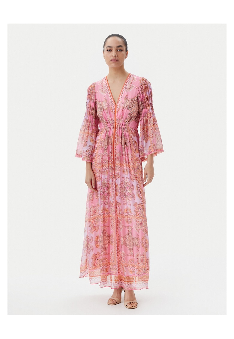 Rochie de vara - roz - colorat