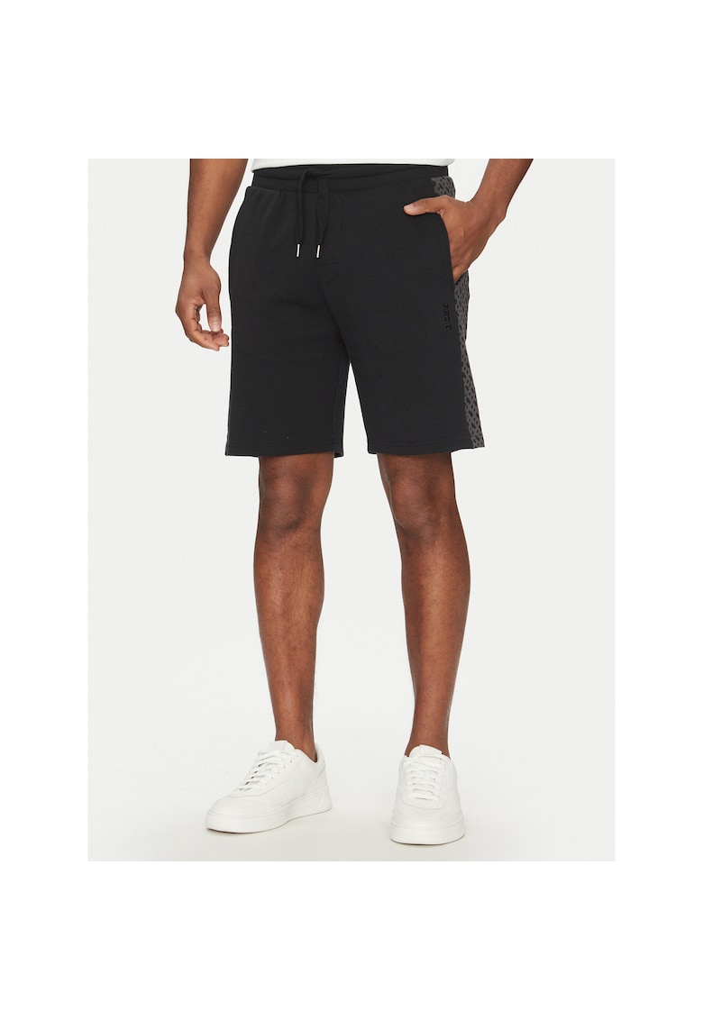 Pantaloni sport barbati negru - material respirabil