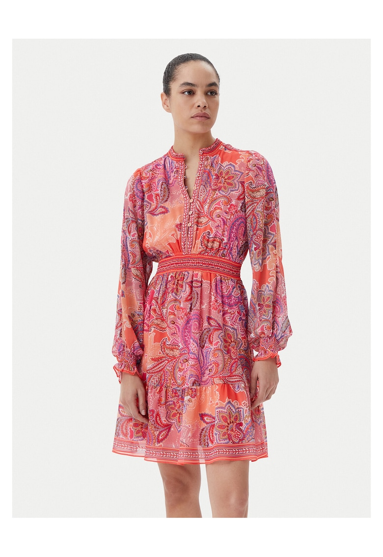 Rochie de vara - roz - fabricata din material usor