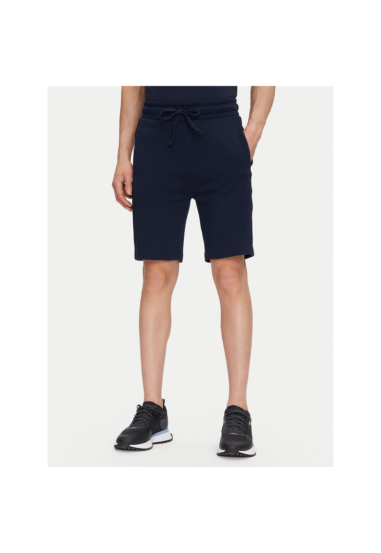 Pantaloni sport barbati bleumarin - material elastic
