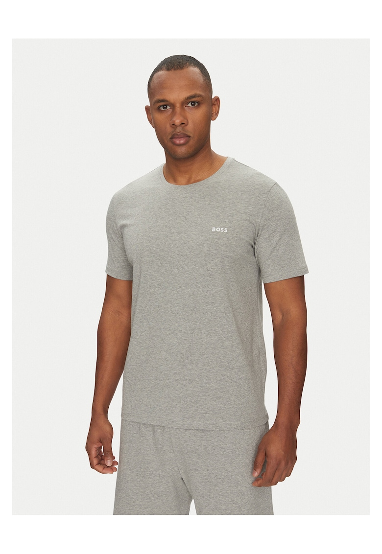 Tricou pentru barbati - gri - din bumbac