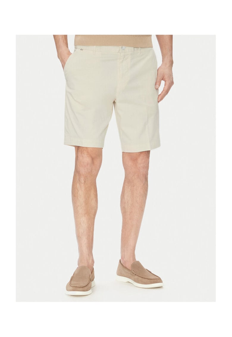 Pantaloni barbati - sort - ecru -
