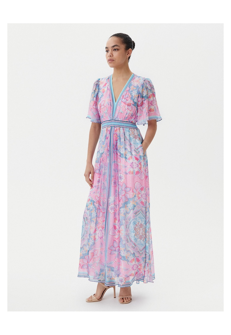 Rochie de vara dama colorata - roz - violet