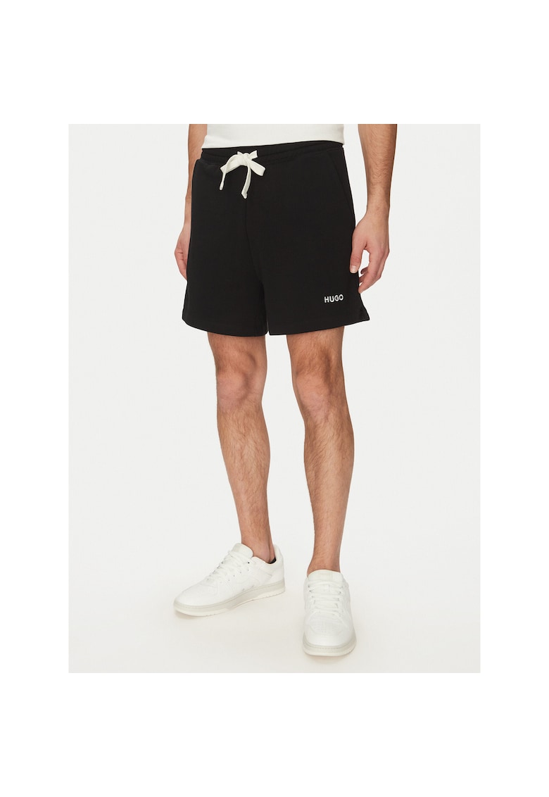 Pantaloni sport barbati negru - material elastic