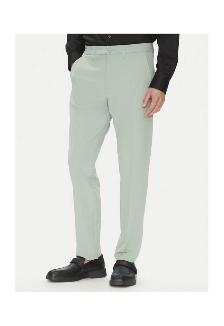 Pantaloni barbatesti verde - stil elegant