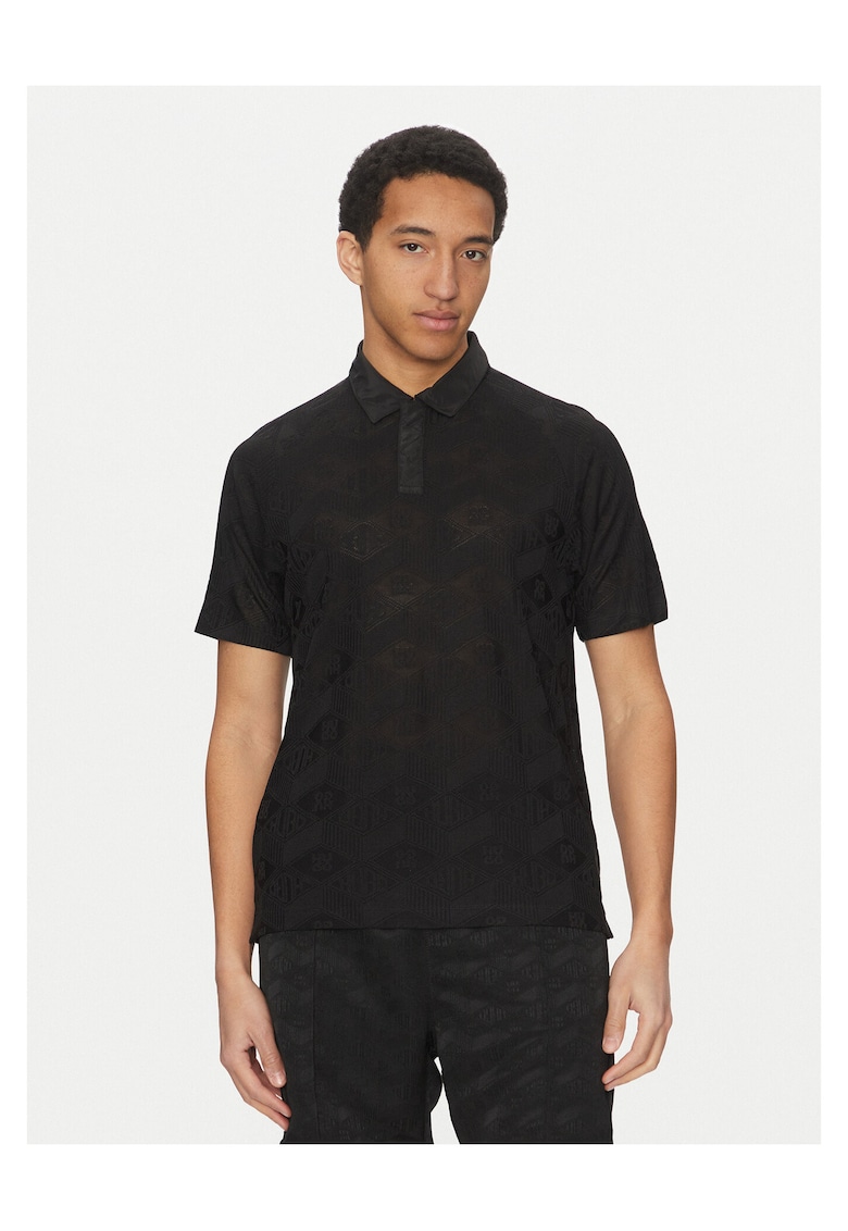 Hugo Tricou polo barbati negru - bumbac