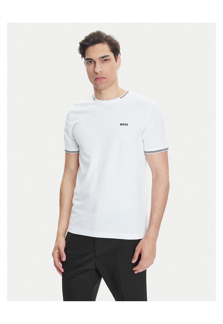 Tricou barbat alb - simplu - Alb