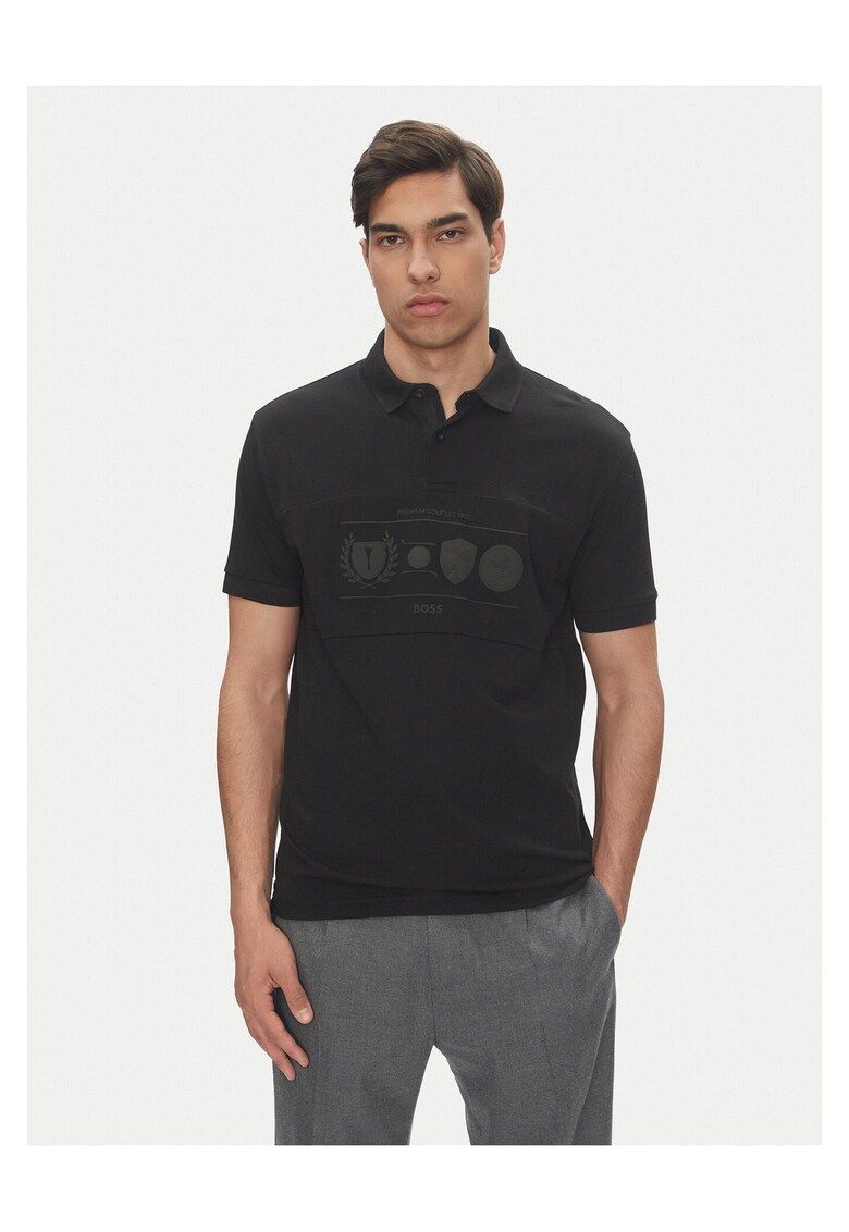 Tricou pentru barbati - culoare negru - bumbac