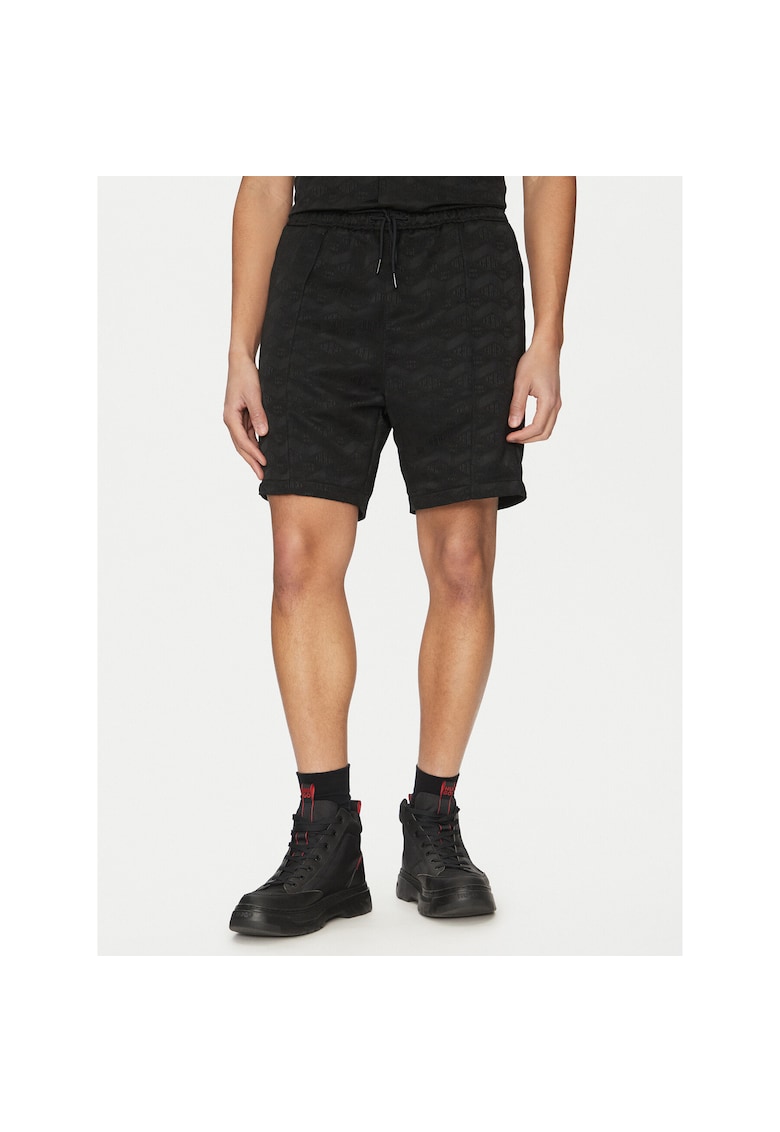 Pantaloni sport barbati - negru - scurti
