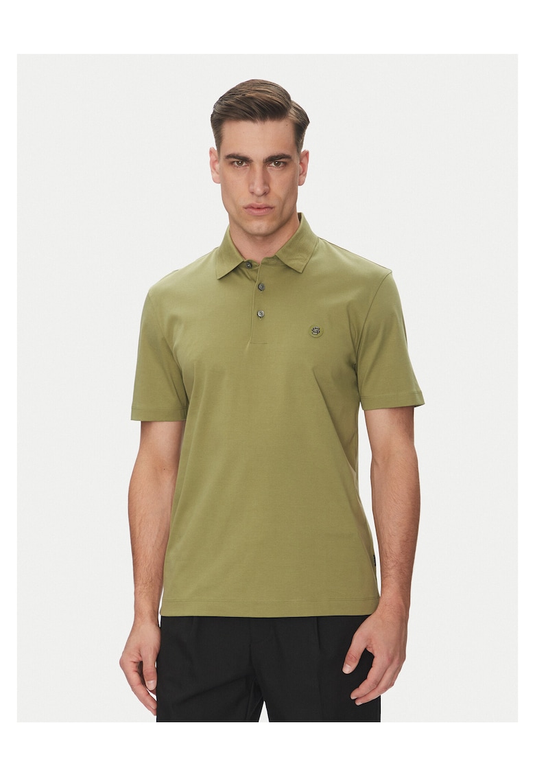 Tricou barbati verde - bumbac