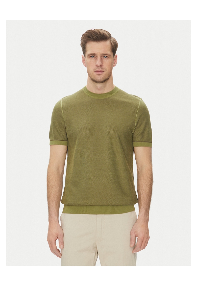 Tricou barbat verde - din material bumbac