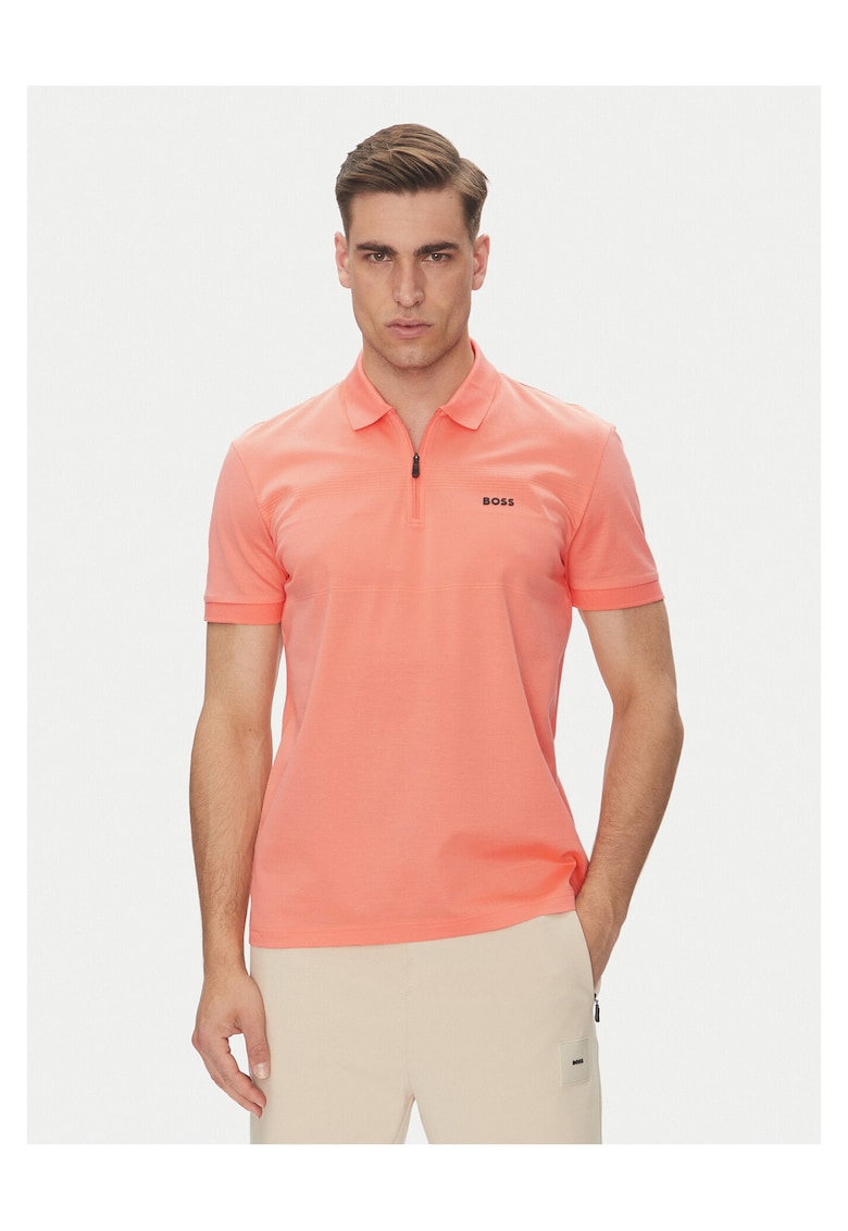 Tricou barbati portocaliu - bumbac