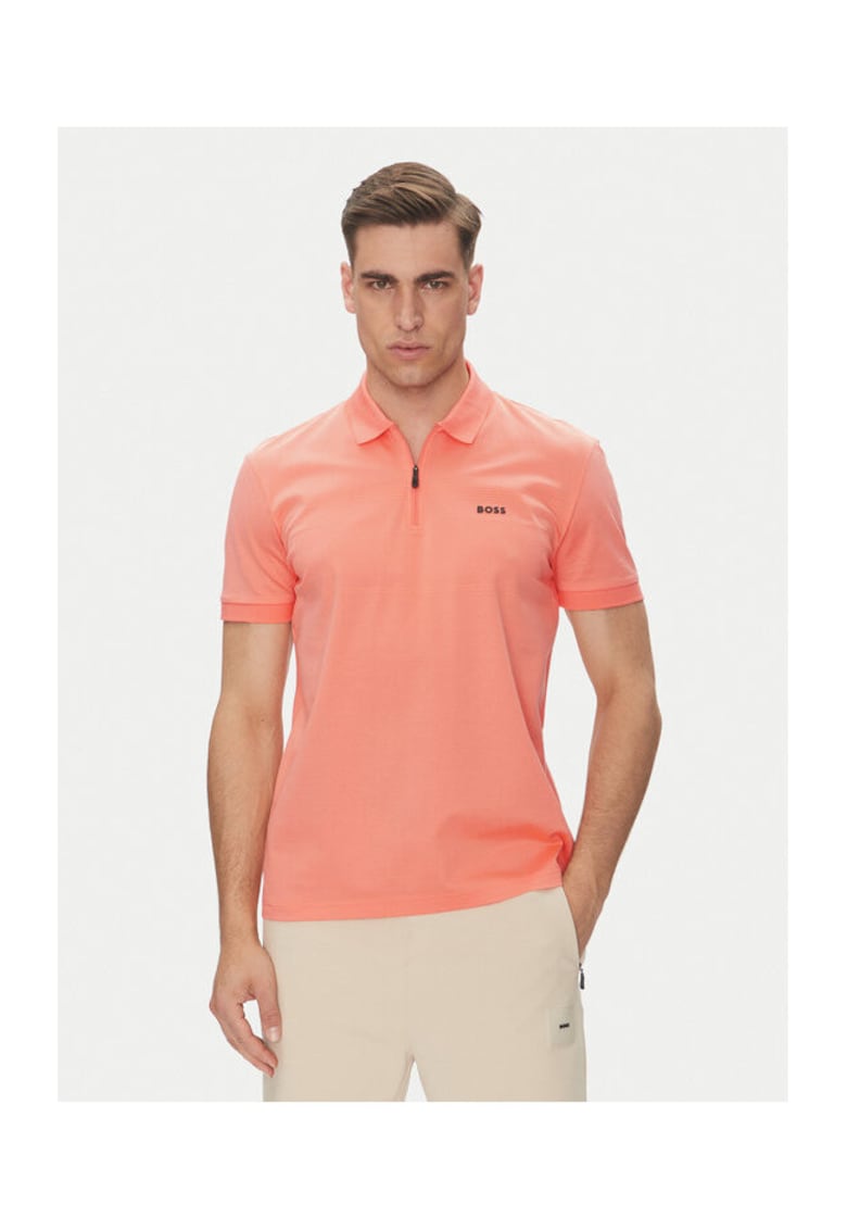 Tricou barbati portocaliu - bumbac