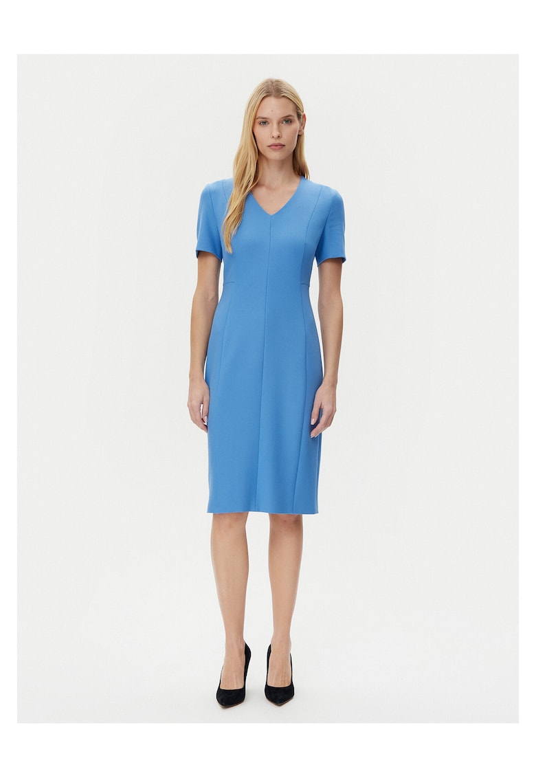 Rochie casual dama - albastru