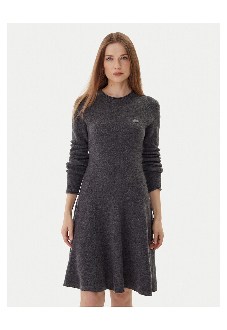 Rochie tricotata pentru femei - gri