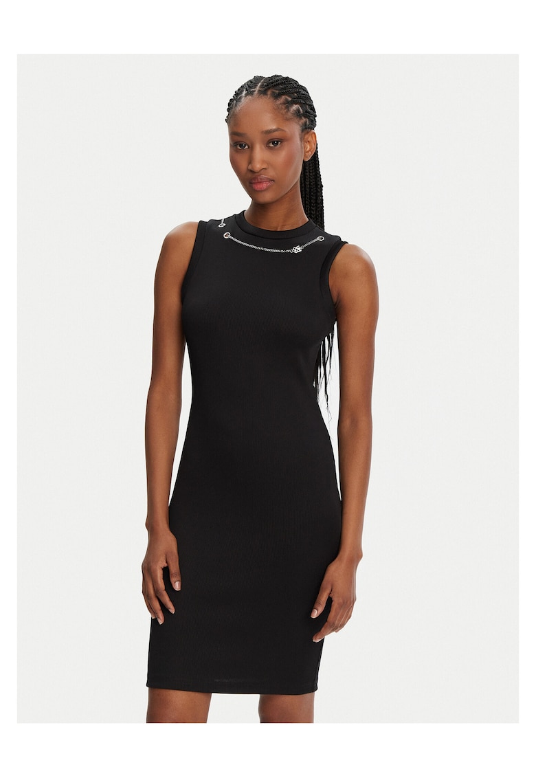 Rochie de zi pentru femei negru -