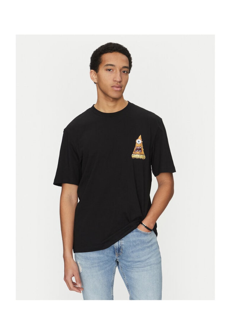 Tricou barbati negru - bumbac -