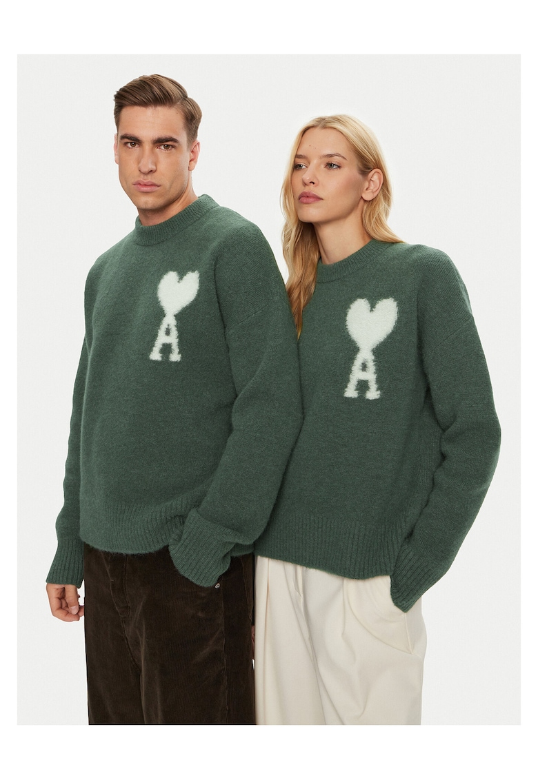 Pulover unisex verde