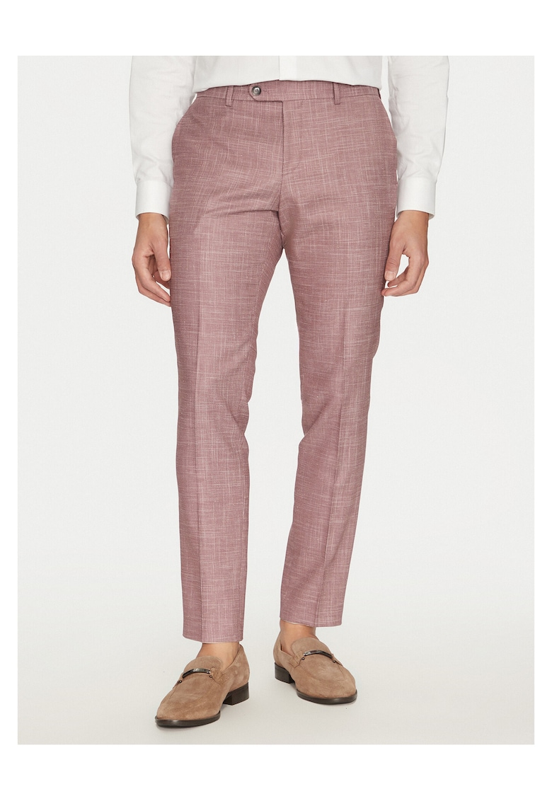 Pantaloni barbati roz -