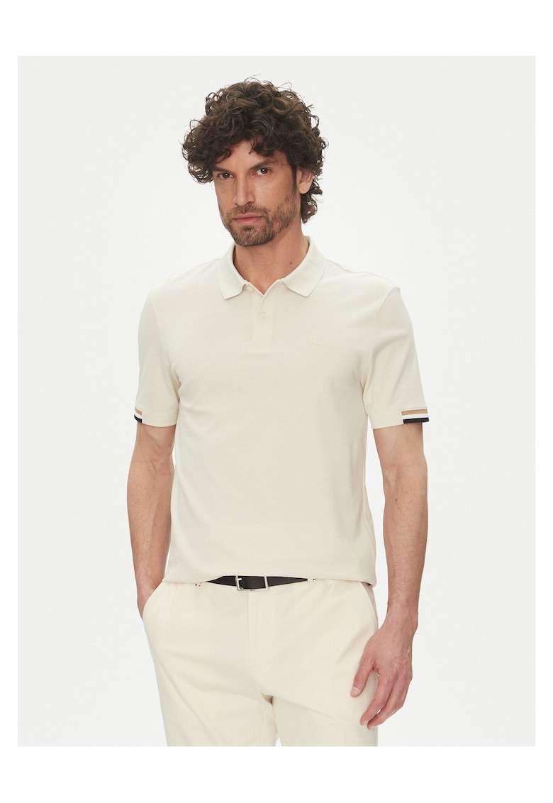 Tricou barbati ecru - bumbac 100%