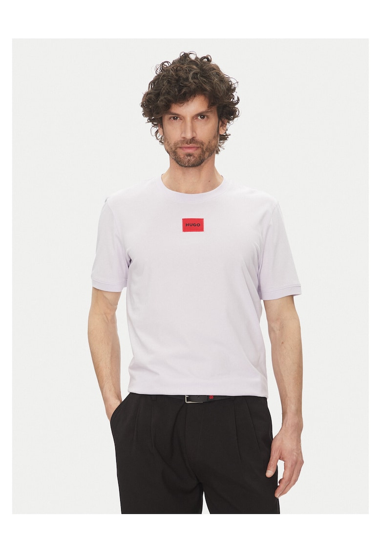 Tricou barbati violet - bumbac