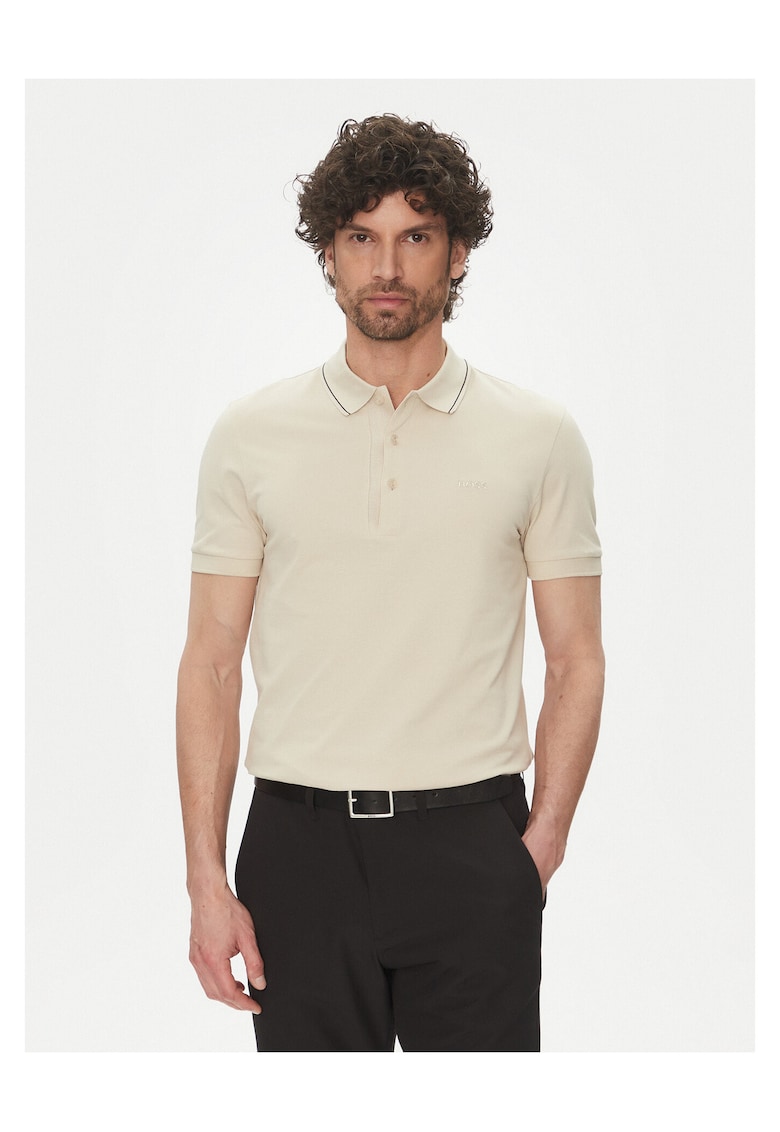 Tricou barbat bej -