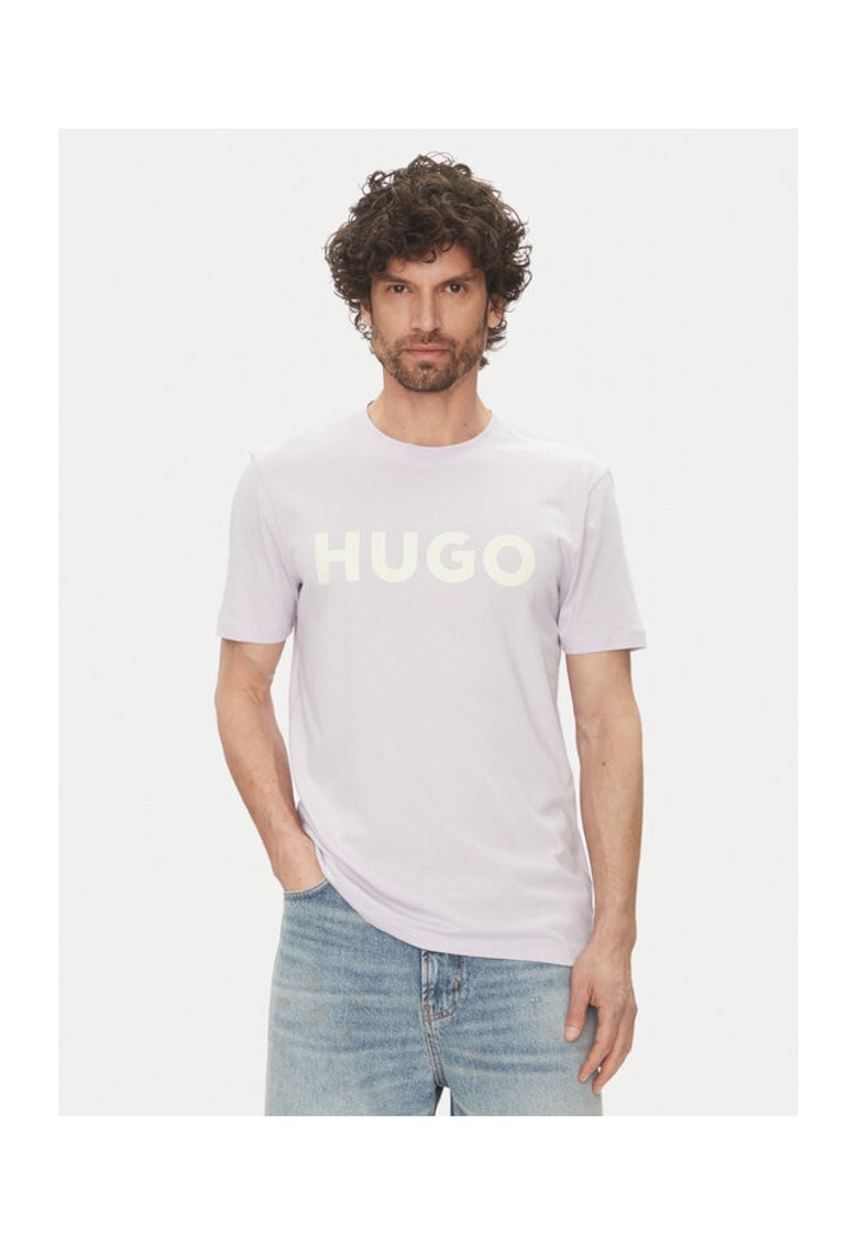 Tricou barbat violet - bumbac -