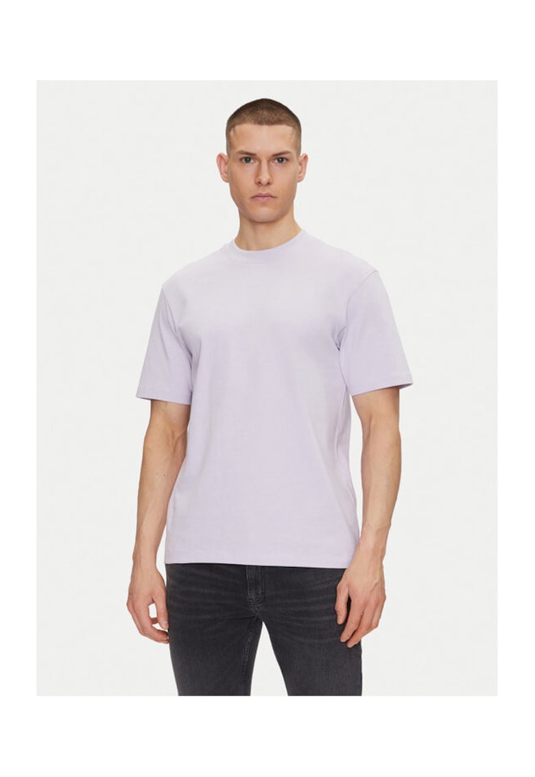 Tricou barbati violet - bumbac