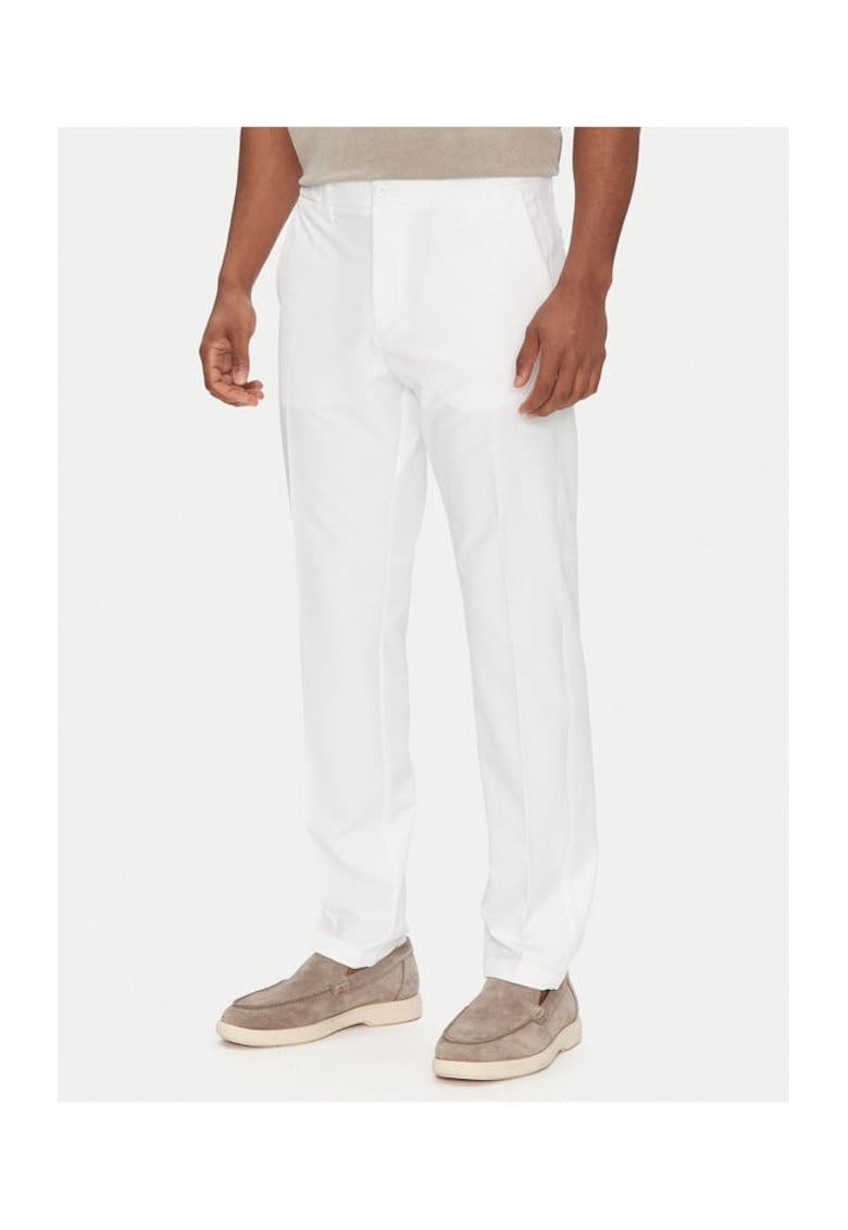 Pantaloni barbati alb -