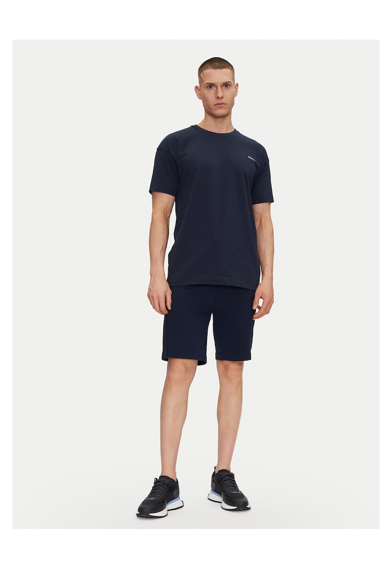 Tricou barbat bleumarin - bumbac
