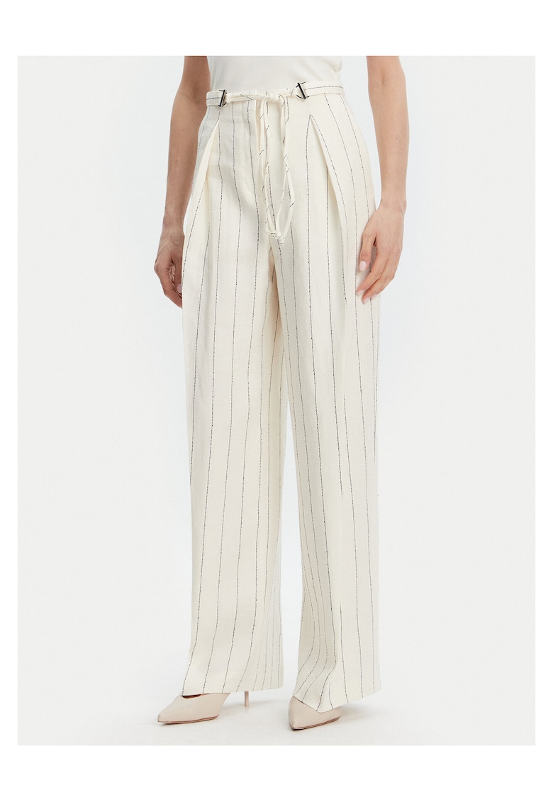Pantaloni de stofa pentru dama bej