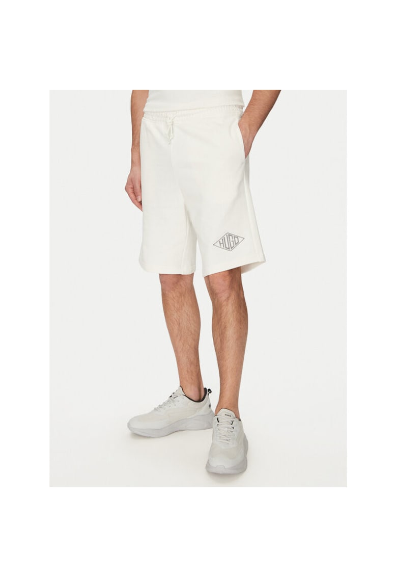 Pantaloni sport barbati ecru - 2 buzunare - material respirabil