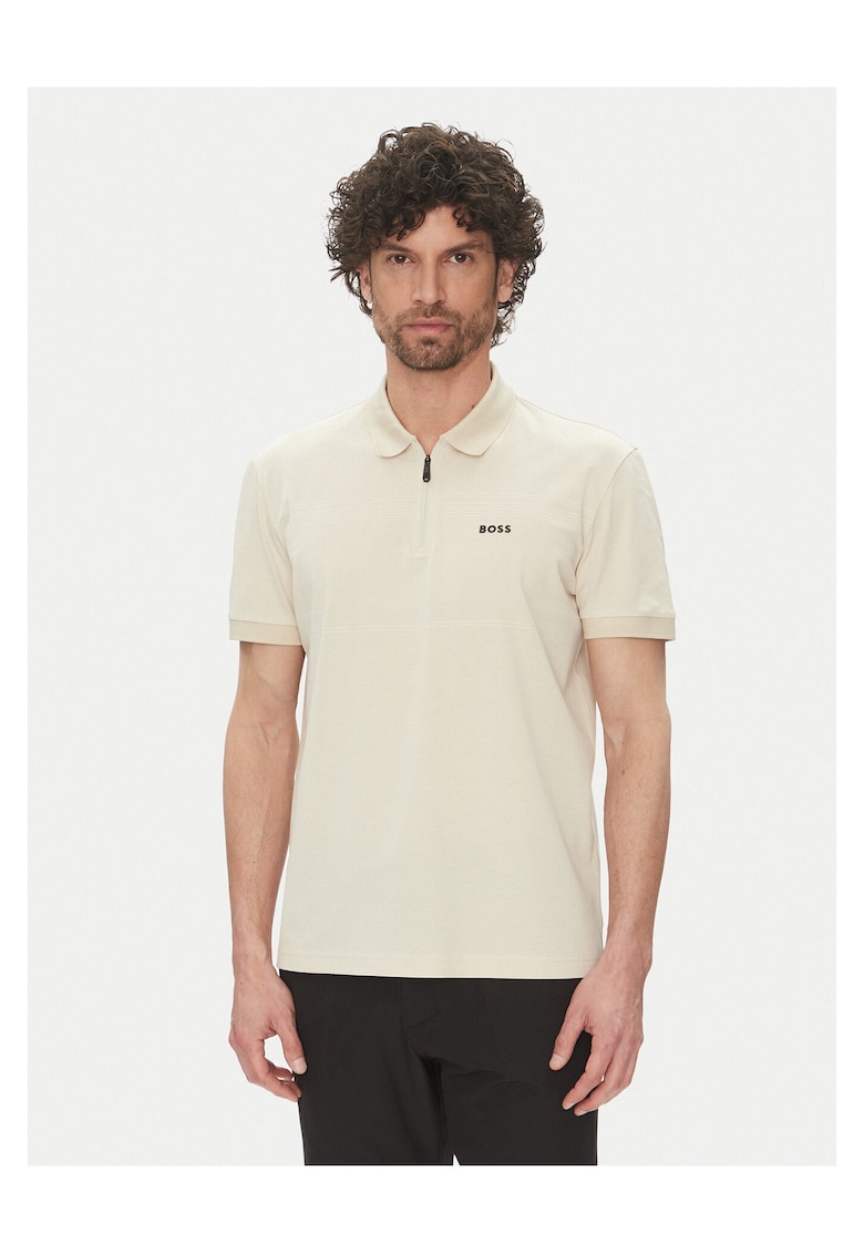 Tricou barbati bej - bumbac - 69785 - Bej