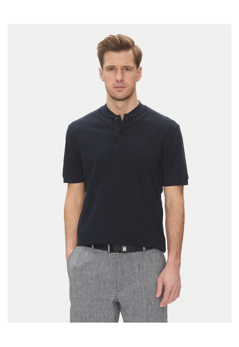 Tricou barbati bleumarin - din bumbac
