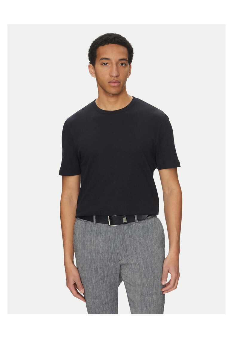 Tricou barbat - bleumarin - din bumbac