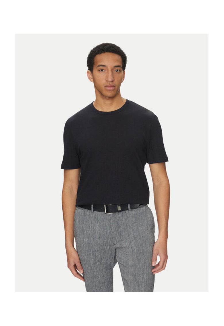 Tricou barbat - bleumarin - din bumbac