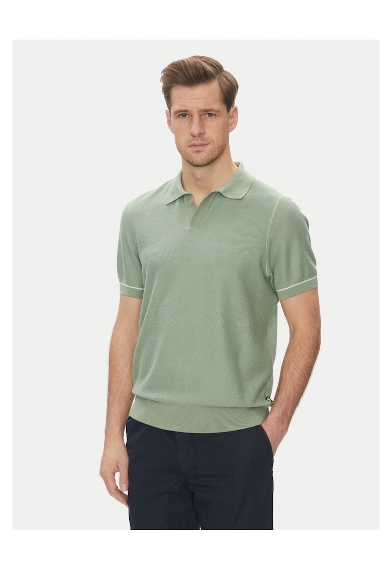 Tricou barbati verde - 100% bumbac -