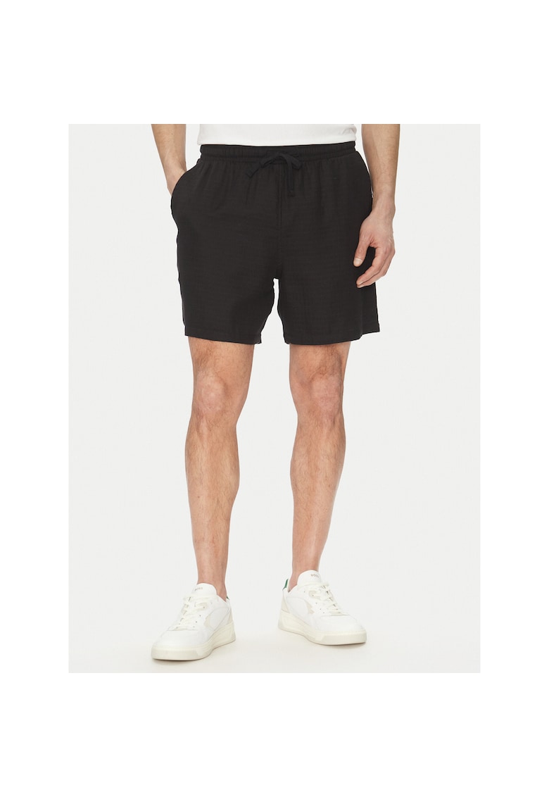 Pantaloni sport barbati negru - scurti