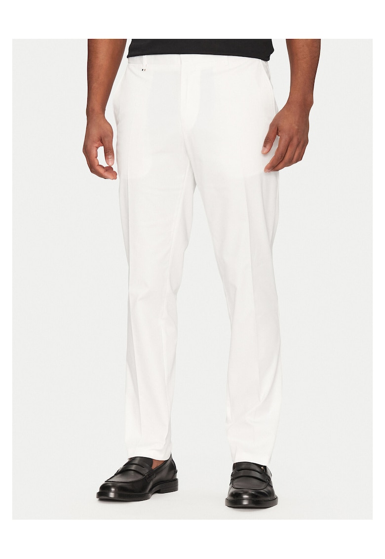 Pantaloni barbati culoare alb