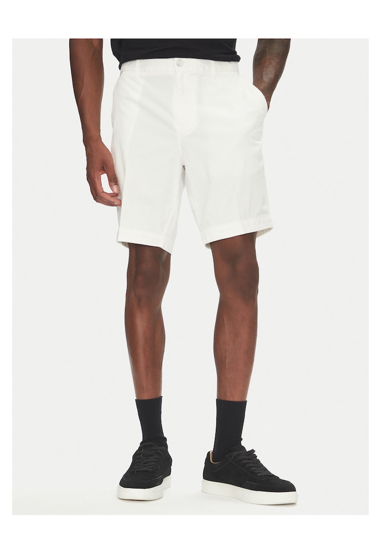 Pantaloni barbati sort - alb