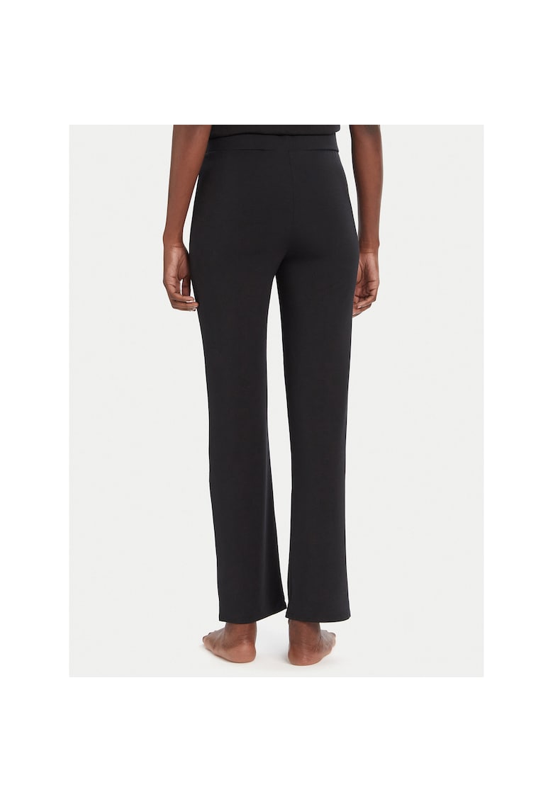 Pantaloni sport dama negru - material confortabil