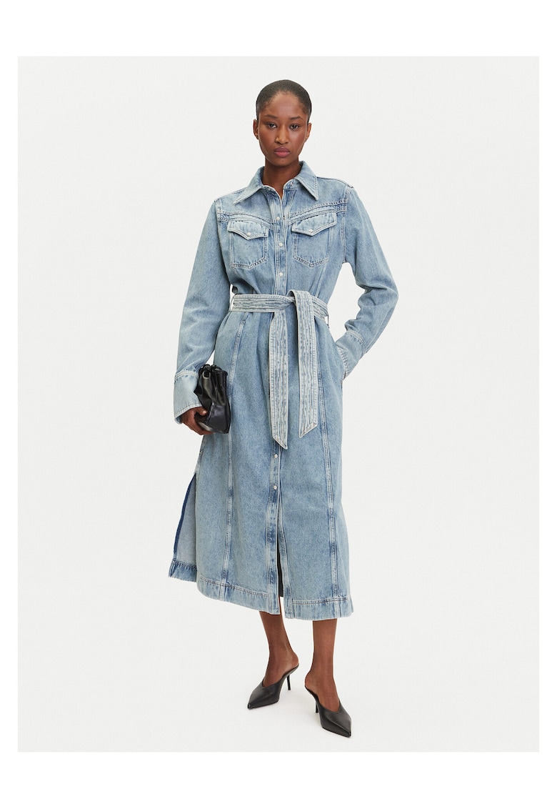 Rochie din denim albastru - pentru femei