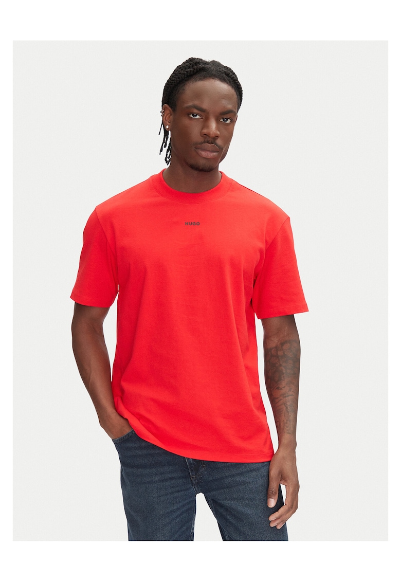 Tricou barbat rosu - bumbac -