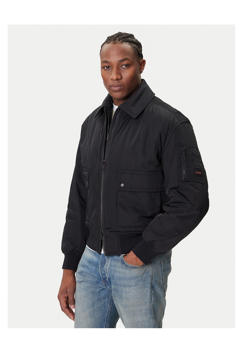 Boss Geaca bomber barbati neagra - material de calitate