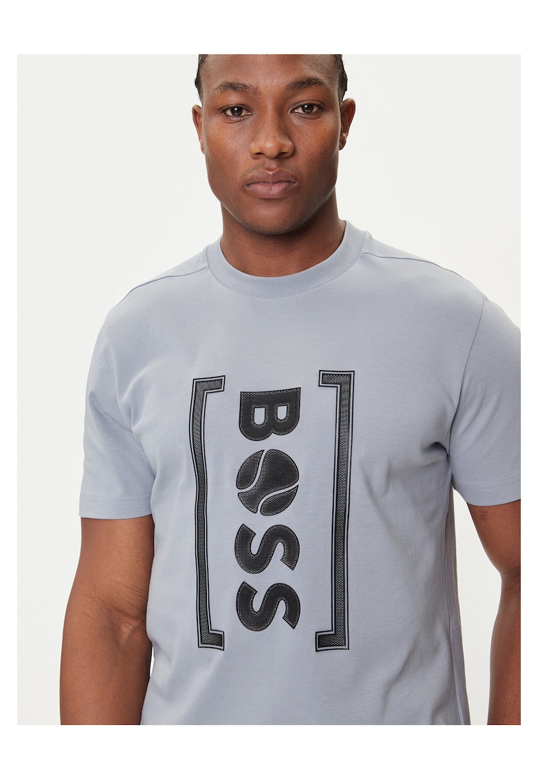 Tricou barbati culoare gri - din bumbac